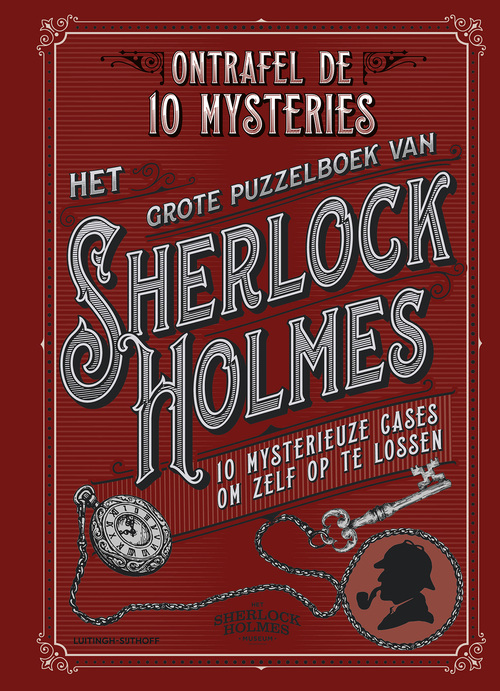 Het grote puzzelboek van Sherlock Holmes book cover 