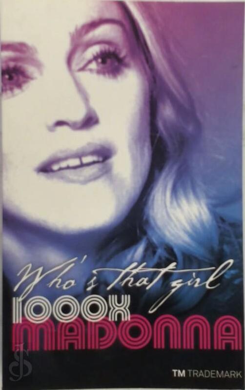 Who's that girl 1000 x Madonna book cover 